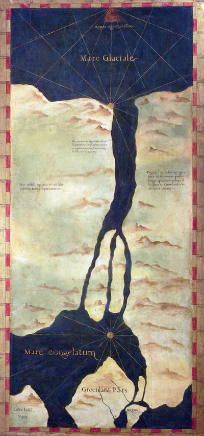 Map of the Polar Region by Italian School
